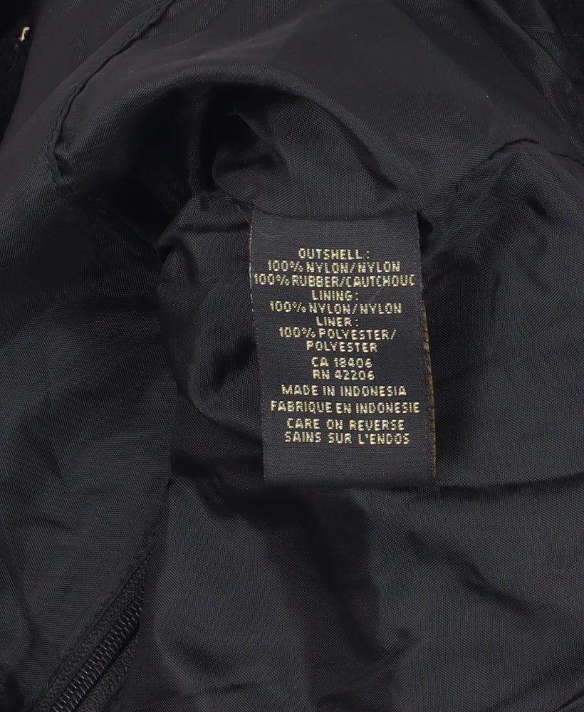 Mens UK Size L Stormtech Black Windbreaker Coat