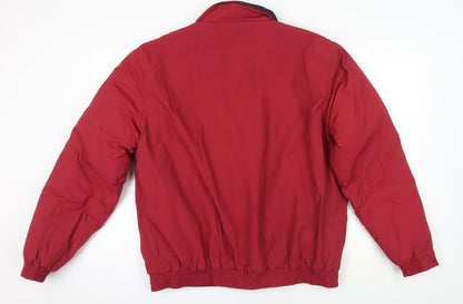 Mens UK Size XL Joseph Turner Red Bomber Jacket