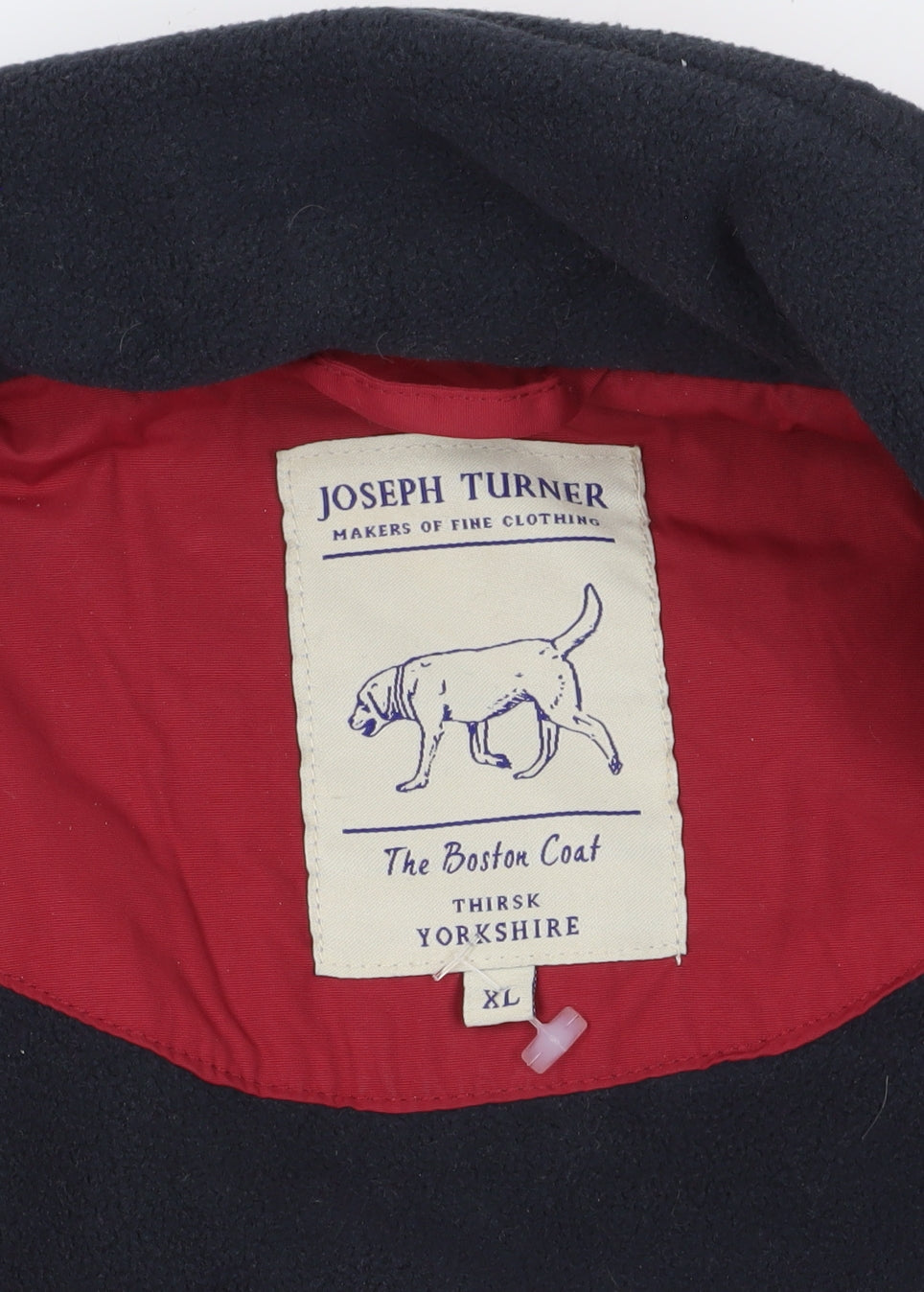 Mens UK Size XL Joseph Turner Red Bomber Jacket