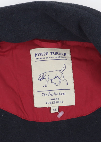 Mens UK Size XL Joseph Turner Red Bomber Jacket