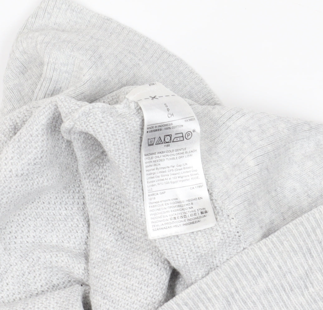 Womens UK Size S Gap Grey Pullover Jumper