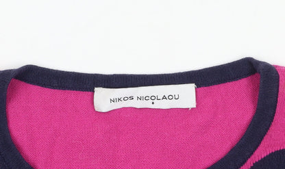 Nikos Nicolaou Multicoloured Polka Dot Jumper M