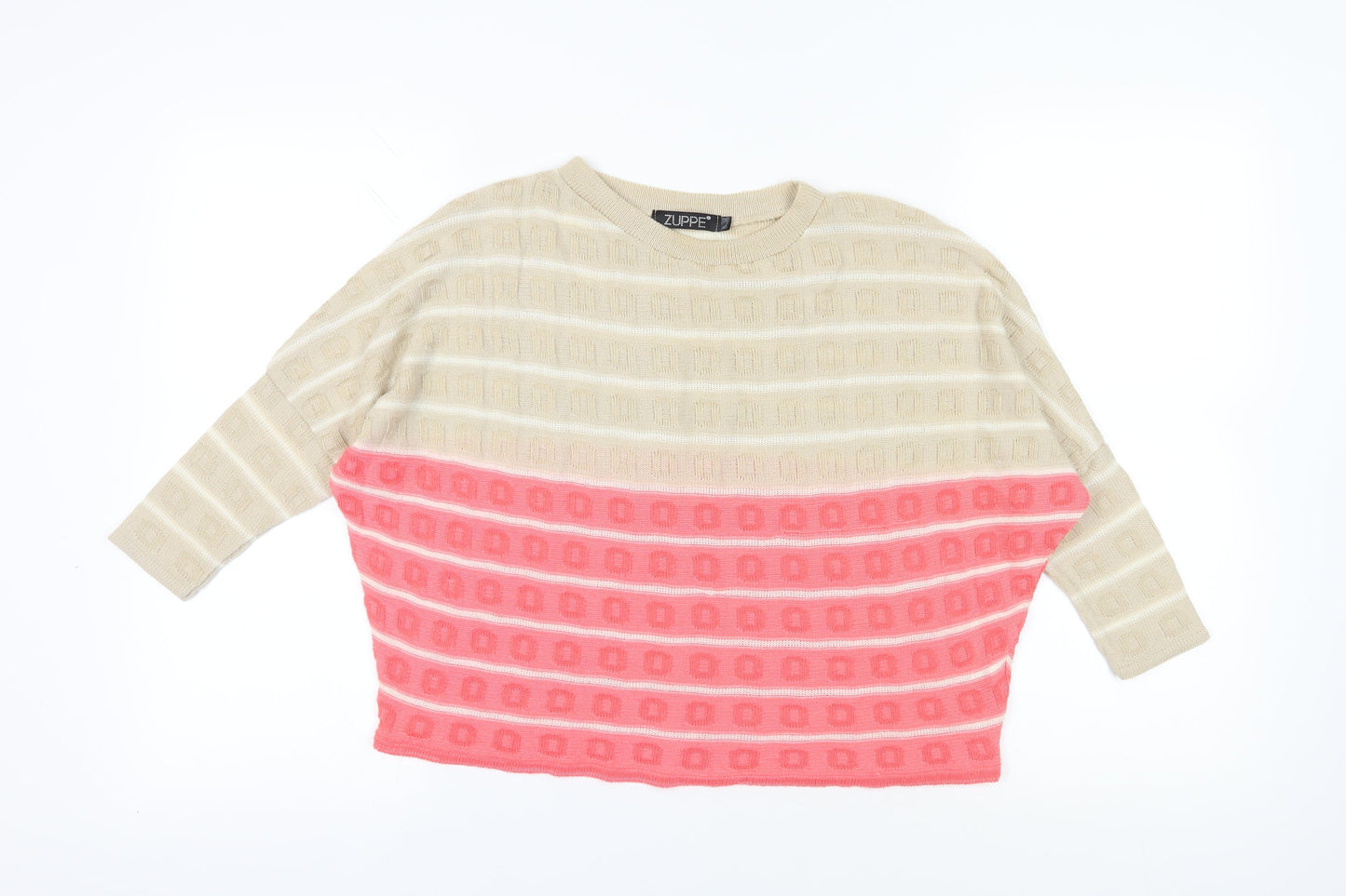 Womens UK Size S Zuppe Multicoloured Pullover Jumper