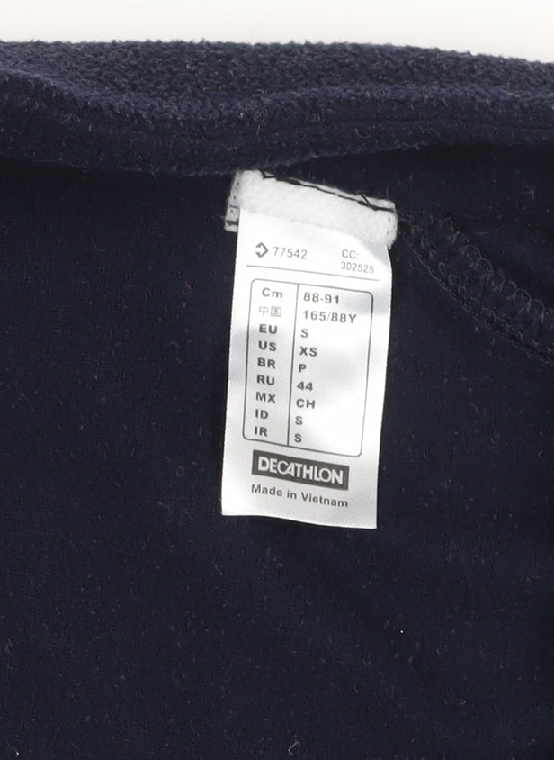 Decathlon Blue Women's Fleece Pullover Sweatshirt S