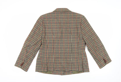 St Michael Multicoloured Wool Blazer, Size 12