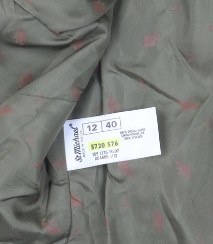 St Michael Multicoloured Wool Blazer, Size 12