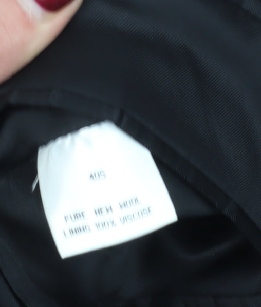 Mens UK Size 40 Pierre Cardin Regular Black Suit Jacket