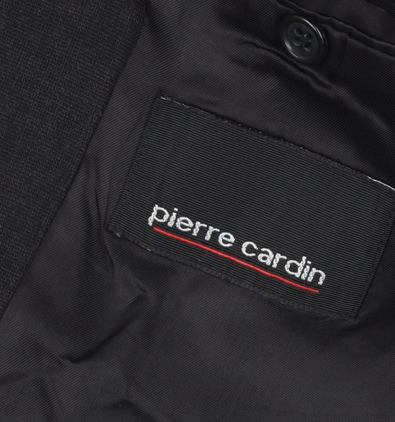 Mens UK Size 40 Pierre Cardin Regular Black Suit Jacket