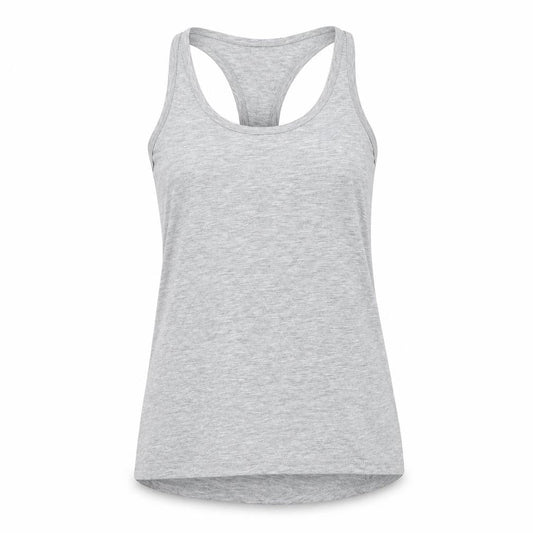 ASICS Women's Grey Racerback Athletic Tank Top Small