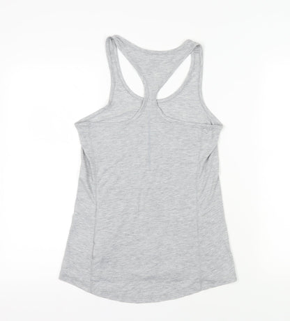 ASICS Women's Grey Racerback Athletic Tank Top Small