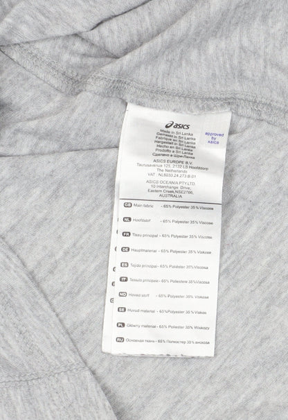 ASICS Women's Grey Racerback Athletic Tank Top Small