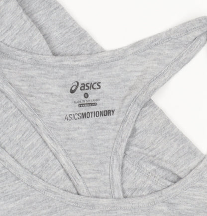 ASICS Women's Grey Racerback Athletic Tank Top Small