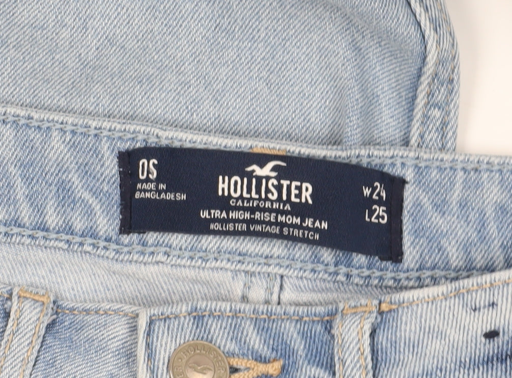 Hollister Women's Blue Mom Jeans - One Size