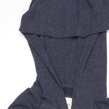 Abercombie&Fitch Womens Blue Polyester Full Zip Hoodie Size L Zip