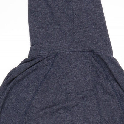 Abercombie&Fitch Womens Blue Polyester Full Zip Hoodie Size L Zip