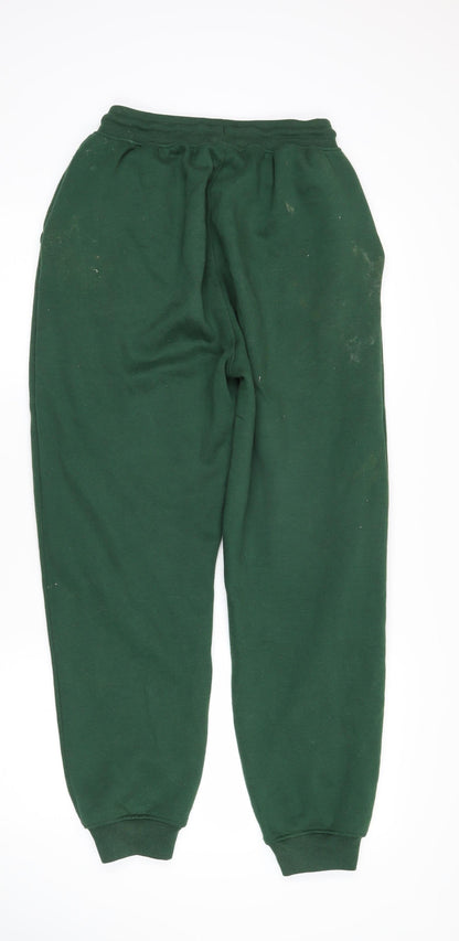 Womens UK Size 10 Nasty Gal Regular Fit Jogger Green Trousers