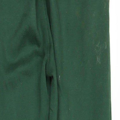 Womens UK Size 10 Nasty Gal Regular Fit Jogger Green Trousers