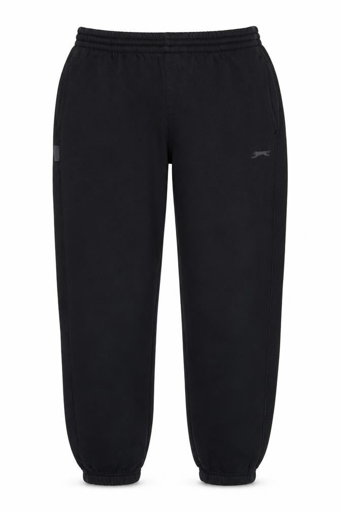 Womens UK Size L Slazenger Regular Fit Jogger Black Trousers