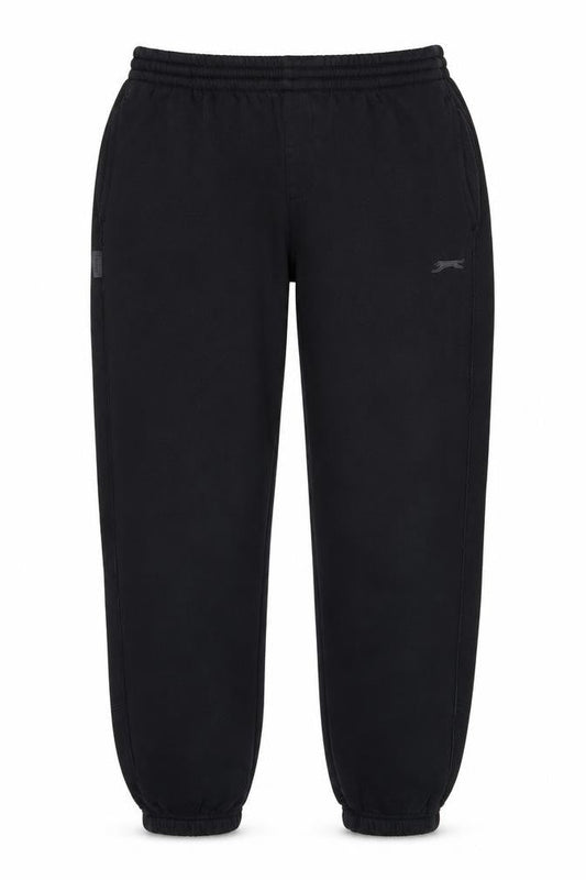 Womens UK Size L Slazenger Regular Fit Jogger Black Trousers