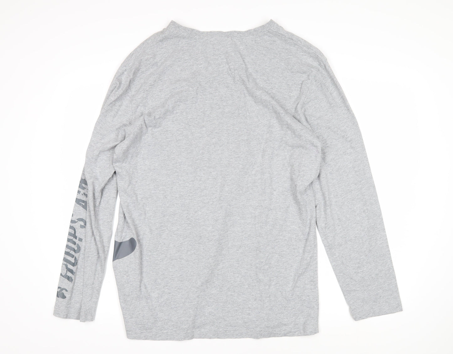 Sports Traider Mens Grey Cotton Pullover Sweatshirt Size XL - Hoops Aid