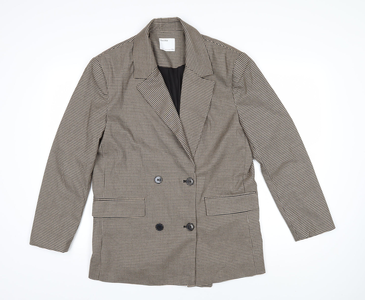 Womens UK Size M Bershka Brown Jacket