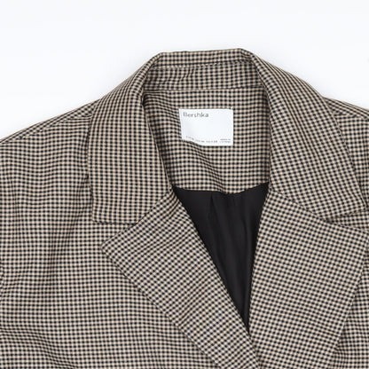 Womens UK Size M Bershka Brown Jacket