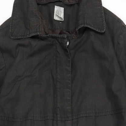 Womens UK Size 12 Gap Grey Overcoat