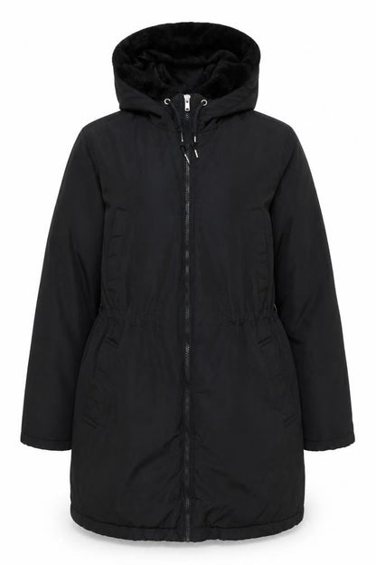 Womens UK Size L Gap Black Overcoat