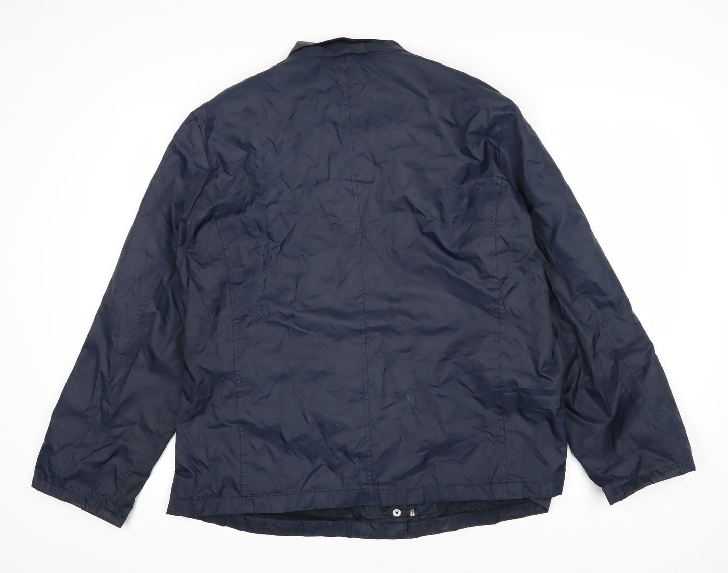 Maine Womens Blue Rain Coat Jacket Size 20 Zip