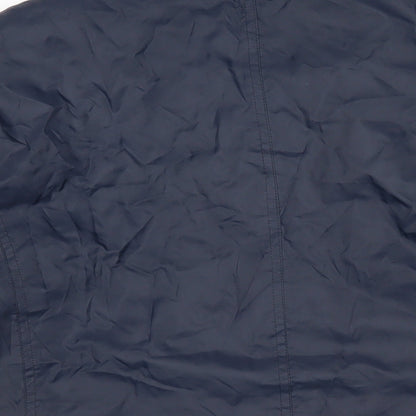 Maine Womens Blue Rain Coat Jacket Size 20 Zip