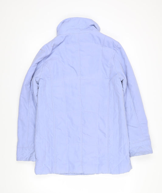 Lakeland Womens Purple Jacket Coat Size 12 Snap