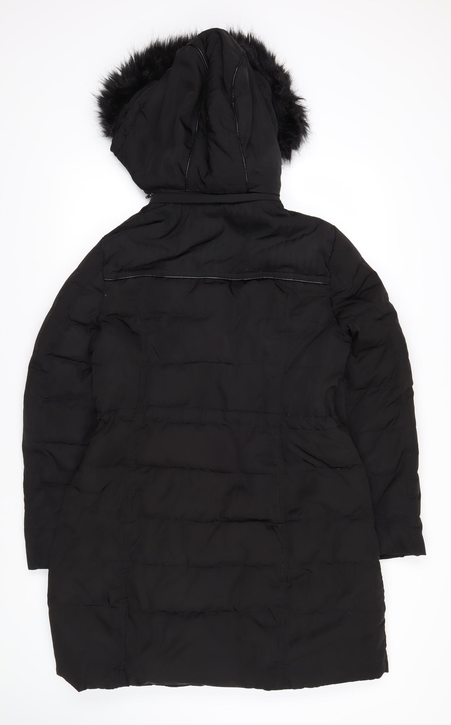 Maine Womens Black Jacket Coat Size 14 Zip