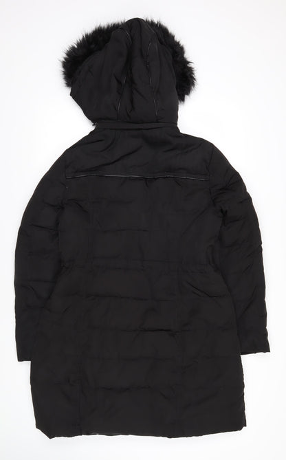 Maine Womens Black Jacket Coat Size 14 Zip