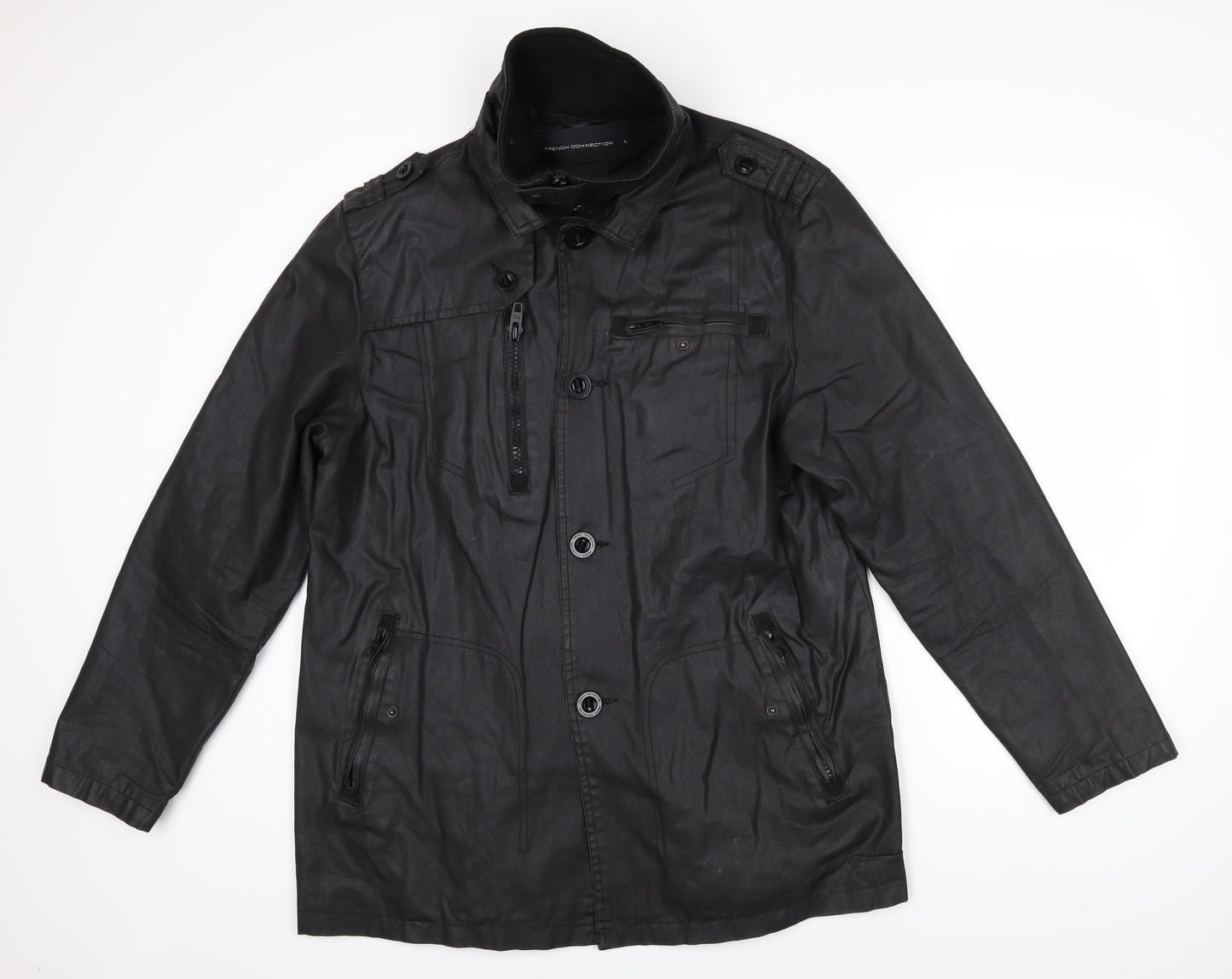 Mens UK Size L French Connection Black Jacket