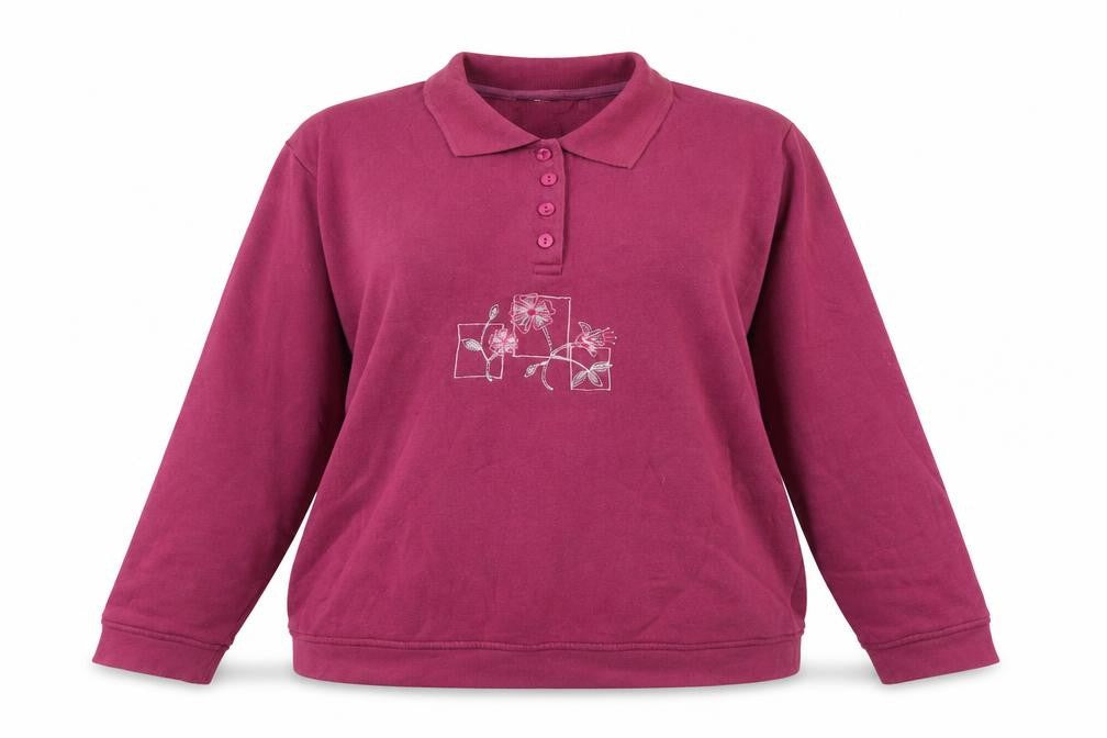 Womens UK Size 18 EWM Pink Pullover Sweatshirt