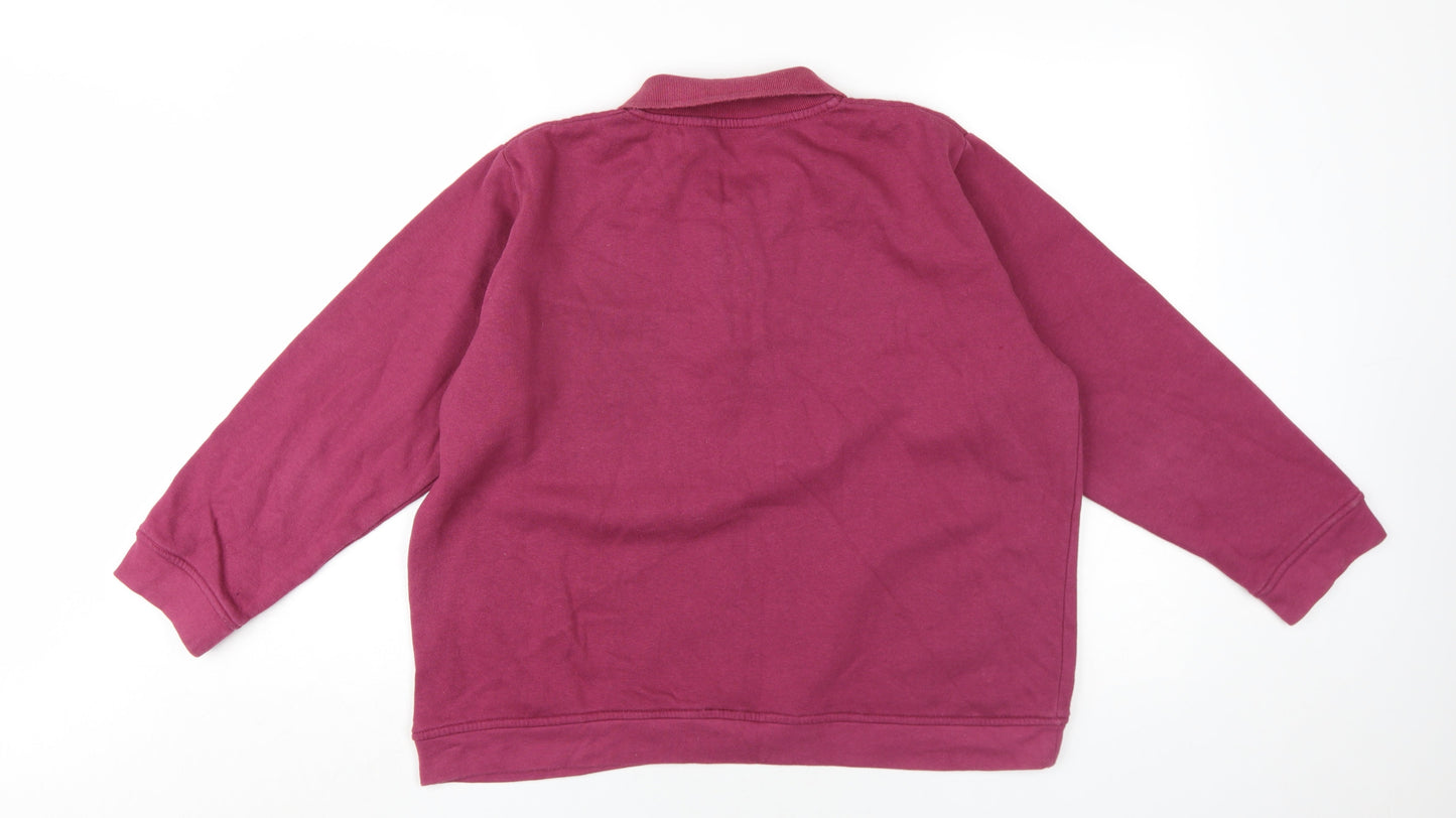 Womens UK Size 18 EWM Pink Pullover Sweatshirt