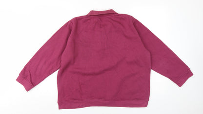 Womens UK Size 18 EWM Pink Pullover Sweatshirt