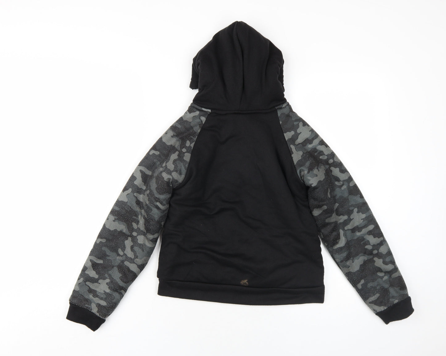 Body Glove Boys Black Camouflage Polyester Full Zip Hoodie Size 10-11 Years Zip