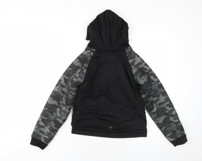 Body Glove Boys Black Camouflage Polyester Full Zip Hoodie Size 10-11 Years Zip