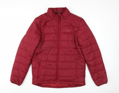Mens UK Size S Freedom Trail Red Puffer Jacket