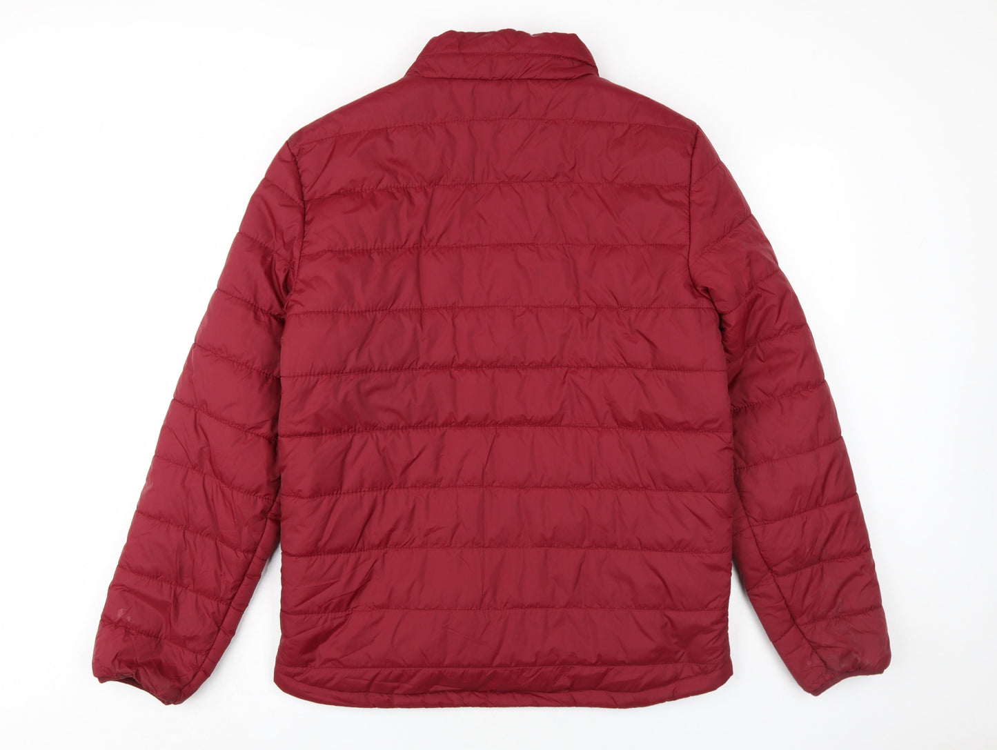 Mens UK Size S Freedom Trail Red Puffer Jacket