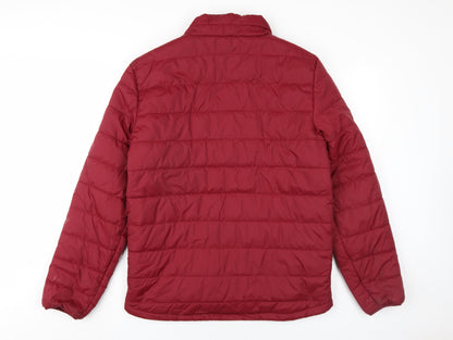 Mens UK Size S Freedom Trail Red Puffer Jacket
