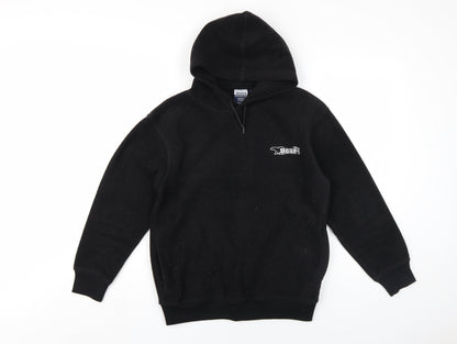 Bear USA Boys Black Polyester Pullover Hoodie Size L Pullover