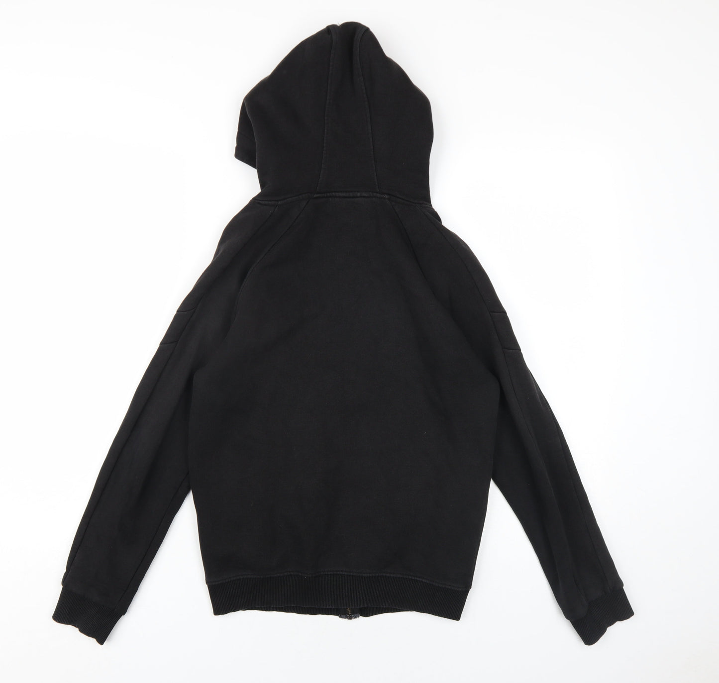 Kings Will Dream Boys Black Cotton Full Zip Hoodie Size 12-13 Years Zip