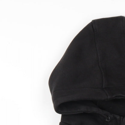 Kings Will Dream Boys Black Cotton Full Zip Hoodie Size 12-13 Years Zip