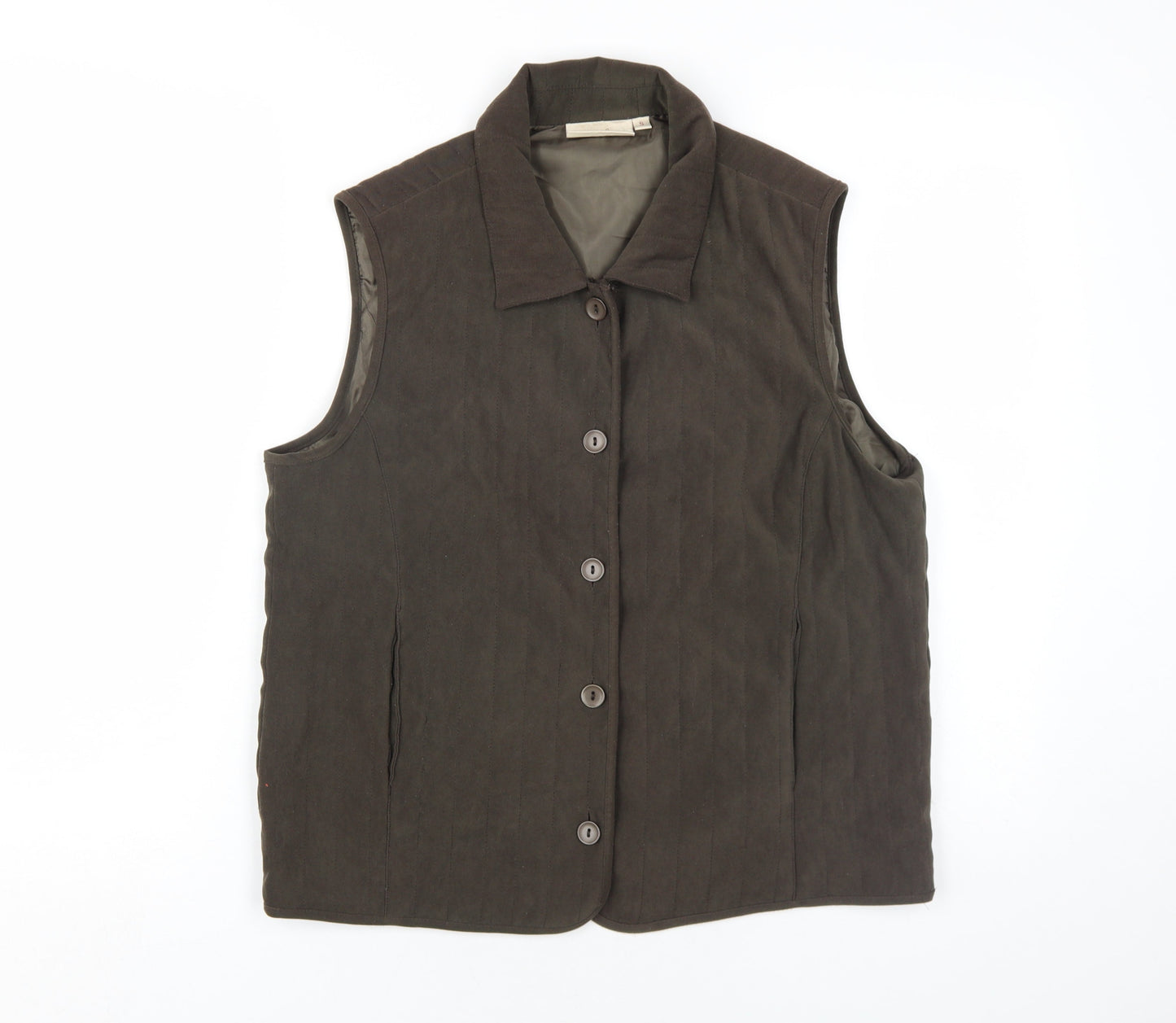 Womens UK Size S EWM Green Gilet