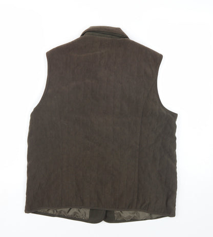 Womens UK Size S EWM Green Gilet