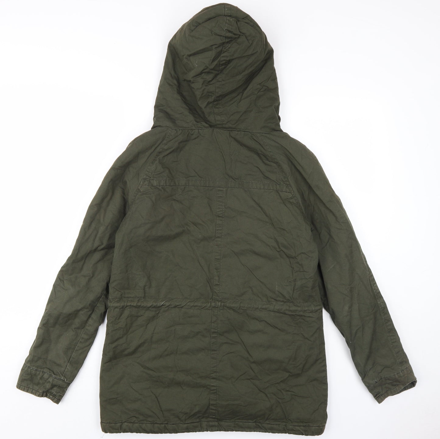 Womens UK Size 8 Lee Cooper Green Parka Coat