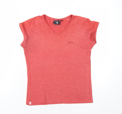 Womens UK Size 12 Diadora Red Basic T-Shirt