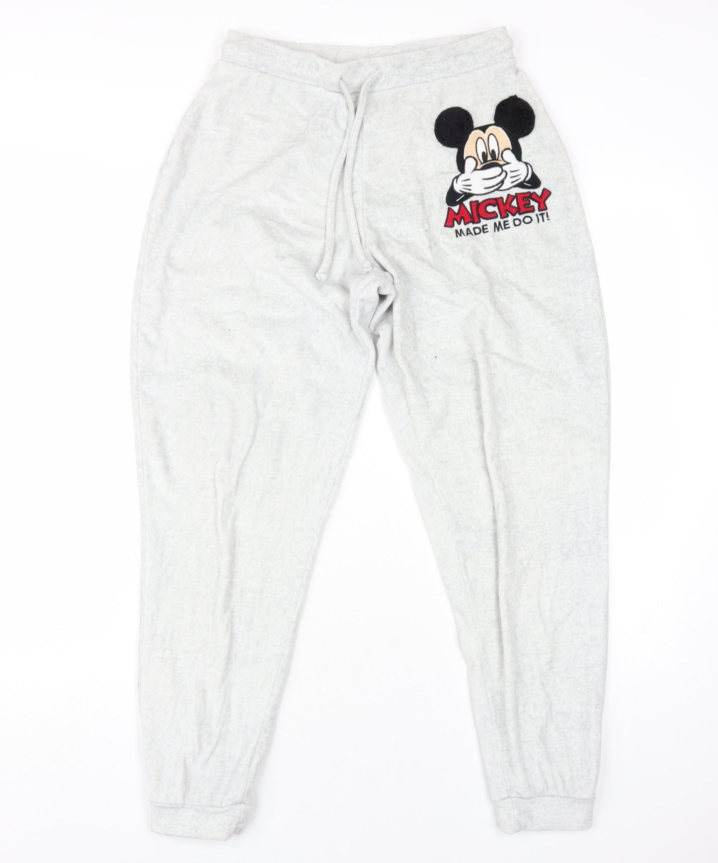 Womens UK Size 10 Disney Regular Fit Jogger Grey Trousers